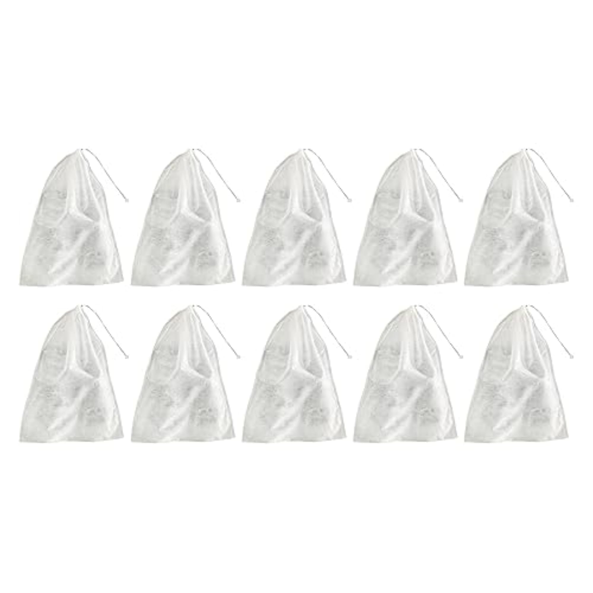10Pcs Dustproof Travel Shoe Bags Drawstring Pouch Set