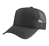 Chairmakers Sheboygan Minor League Baseball Trucker Hat with Adjustable Mesh Back, Black