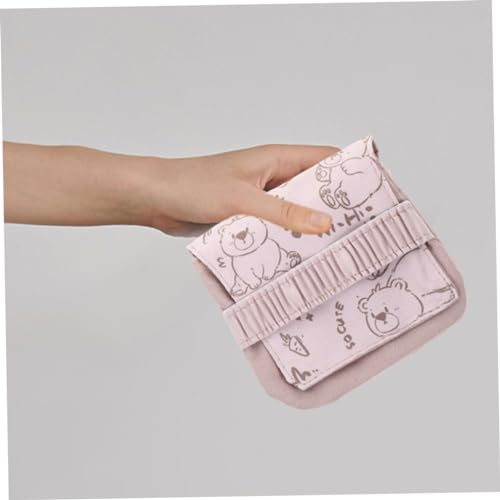 Ipetboom 2 Peças Bolsa De Armazenamento De Toalha Da Tia Para Mulheres Bolsa De Absorvente De Períod