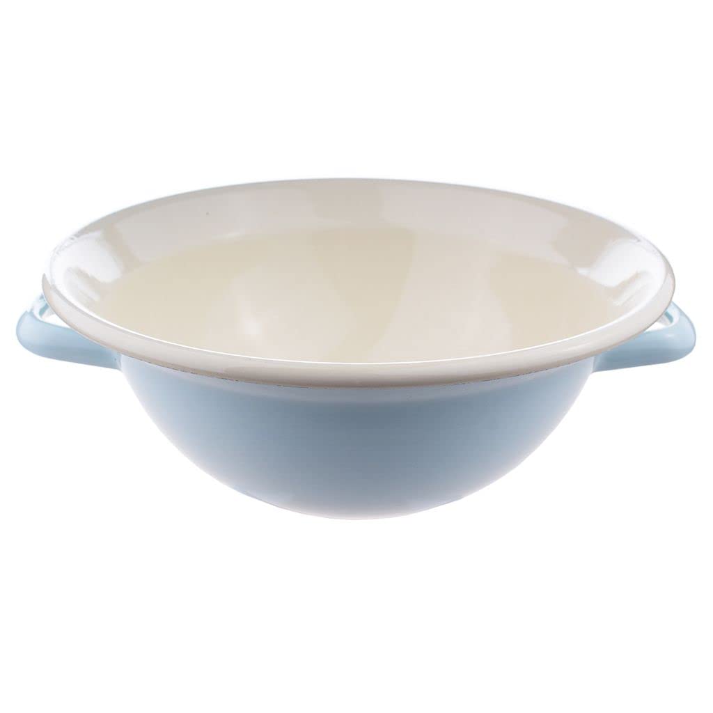 Riess Classic - Household Articles Colour/Pastel Bowl with 2 Handles, Diameter-22 Cm Turquoise