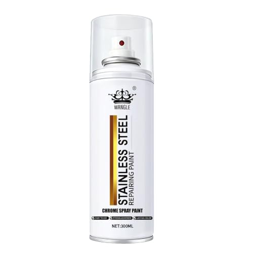 Chrome Stainless Steel Restorer Spray, Instant Metal Polish Tarnish & Oxidation Remover, Rust Cleaner for Bumpers, Grilles & Exhaust Pipes, Anti-Corrosion Shield Auto Detailing Spray (1)