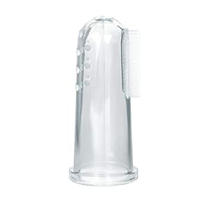 Green Sprouts Baby Finger ToothbrUSh Clear Adult USe Only, 1 Ct