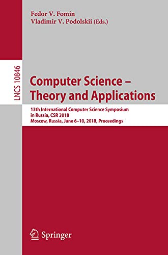 Buy Computer Science – Theory and Applications — BookShops.in