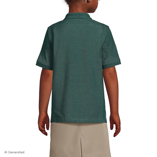Image of Lands' End School Uniform Kids Short Sleeve Mesh Polo Shirt