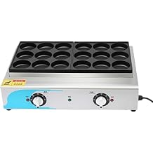 Egg Burger Machine, 18 Holes Egg Mini Pancake Frying Pan, with Easy Clean Non Stick Coating & Cool Touch Handles, for Cooking Healthy Fried Eggs Burger Omelette and More