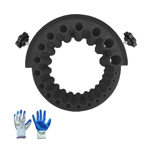 Affilatrice per Punte da Trapano, Smerigliatrice Strumento di Macinazione, Affilapunte Multiuso Affilapunte per Trapano, Punte da Trapano da 2 a 13mm, per Smerigliatrice da 115mm e 125 mm(Nero)