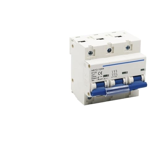 Disyuntor de carril NBT2-125H con poder de corte de 10kA y curva tipo D 3