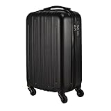 Mala de Bordo em ABS Com 4 Rodas 360 - Roncalli Cuiabá Cor:Preto