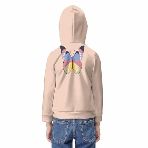 Pull pour garçons et filles imprimé papillon sweat idéal pour l'école et les loisirs - 6