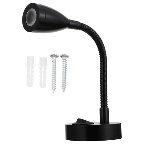 Image of YUYUETIME LED Reading Light 3w Black Aluminum Iron Plated Rotatable Lamp