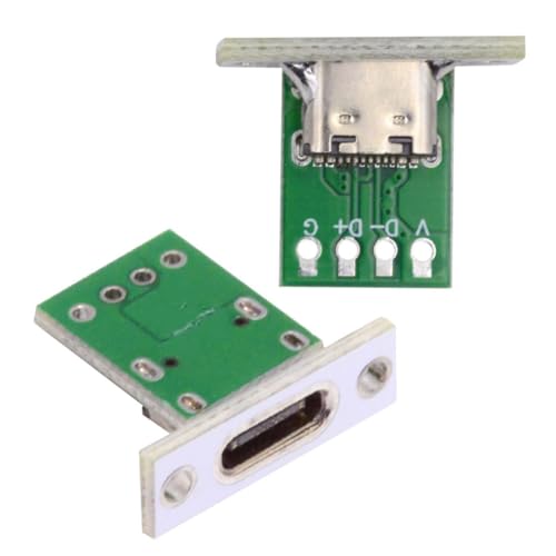 chenyang Pack de 5 Conectores USB C hembra miniatura 7