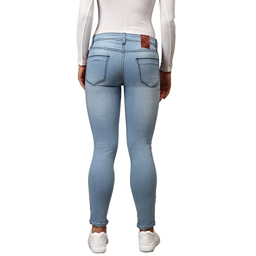 Image of PINACOLADA Women Side Striped Casual Denim Jeans