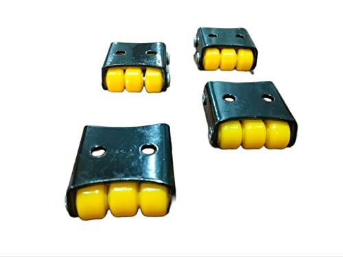 Bosney Nano Sixer Caster Wheels - Swivel, Heavy Duty Constru...