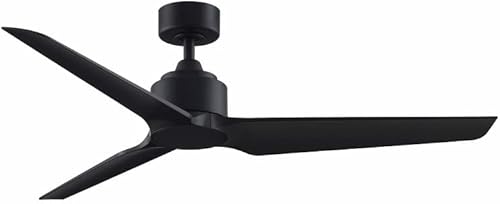 Miniatura 2 de Fanimation TriAire Custom - Ventilador de techo de 3 aspas, 12.42 pulgadas de alto y 56 pulgadas de ancho, acabado negro, color negro