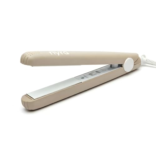 Nyra Plancha de Pelo de Viaje – Mini Plancha Alisadora de Cerámica, Calentamiento Rápido PTC, Temperatura 190°C, Compacta y Ligera (220V-240V, Cable 1.2 m) Nyra Plancha de Pelo de Viaje – Mini Plancha Alisadora de Cerámica, Calentamiento Rápido PTC, Temperatura 190°C, Compacta y Ligera (220V-240V, Cable 1.2 m)