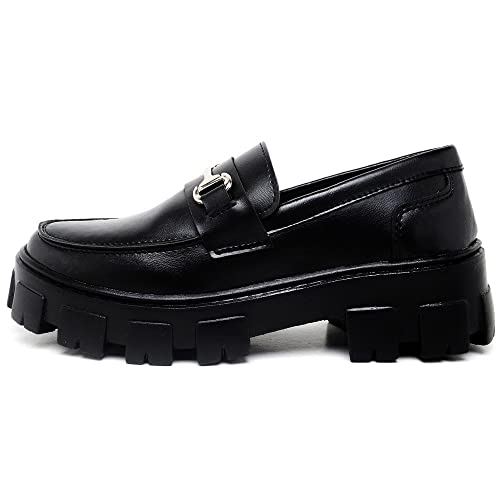 Sapato Mocassim Feminino Okford Modern DUBUY 1412AB Tamanho:37;cor:Preto;gênero:Feminino