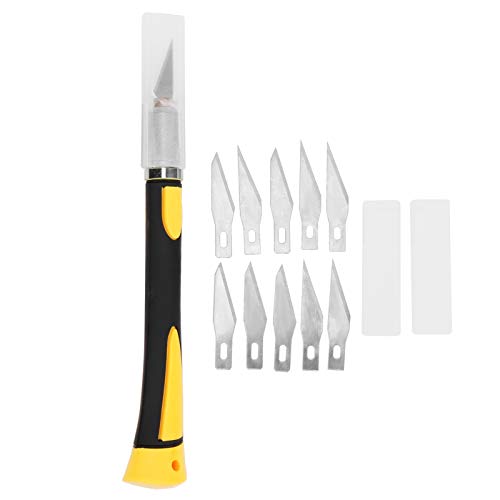 Coltello da intaglio del legno, acciaio legato per tagliare il tessuto della carta, strumento per modellismo fatto a mano fai da te D023, con taglio nitido