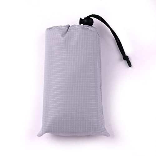 QMCAHCE Tapis de pique-nique imperméable et léger - 198,1 x 139,7 cm - Couverture de plage portable - Résistant au sable - Séchage rapide - Durable - Pour le camping, les voyages, la randonnée - Gris Cover