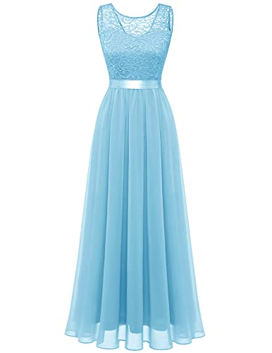 Berylove Abendkleid Damen Lang Elegant Ballkleid Abschlusskleid...