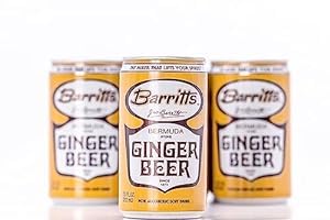 Barritts 7.5oz Bermuda Stone Ginger Beer (Pack of 48) (2 Cases) 7.5oz Cans Non Alcoholic Ginger Beer 222ml Per Can 119 Calories Per Serving Sample Pack (Includes 48 Individual 7.5oz Cans)