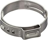 MAIN ST COLLECTIVE - Oetiker 16700015 Stepless Ear Clamp, One Ear, Clamp ID Range 12.8 mm (Closed) - 15.3 mm (Open) (Pack of 25)