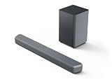 Philips TAB5601 2.1 Soundbar; kabelloser Subwoofer, 290 W max. Ausgangsleistung, Dolby Digital Plus, DTS Virtual:X, Intellisound KI Audio, Bluetooth LE 5.4, HDMI ARC, optische & USB-Eingänge; Gunmetal