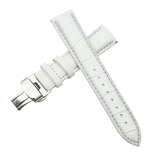 Bracelet montre cuir véritable gris 22 mm pour un style rétro chic