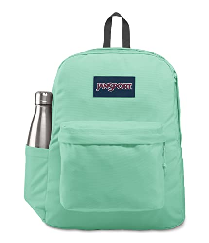 JanSport SuperBreak Plus Backpack with Padded 15-inch Laptop Sleeve and Integrated Bottle Pocket - Spacious and Durable Daypack for Work and Travel - Mint Chip2