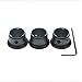 KAISH 3pcs Aluminium Potentiometer Knobs 1/4