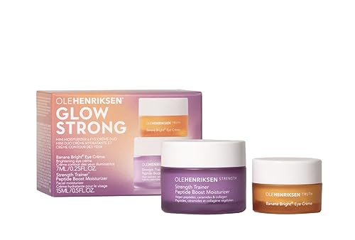 Ole Henriksen Hunt For Hydration Mini Misturiser Duo Set - Banana Bright Eye Cream 7ml & Peptide Boost Moisturiser 15ml
