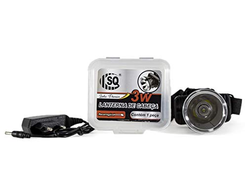 Lanterna Cabeça LED Super Potente Recarregável SQ-3810