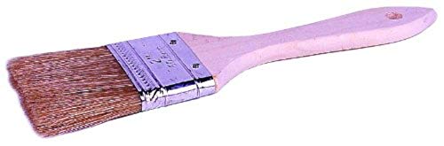 Image of Weiler 40071 4 inch Width, 5 /8 inch Thickness, 2 inch Bristle Length, White Bristle, Chip And Oil Brush With Wood Handle