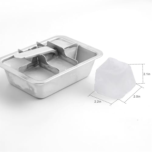 Cubetera de acero inoxidable con capacidad grande, lavable en lavavajillas miniatura 3