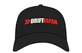 Drift Japan Car Auto JDM visera curva bordada unisex transpirable gorra gorra gorra de béisbol gorra completa camionero cómodo Top Negro Negro (Opal) Taille unique