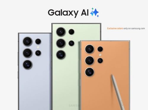 Image of Samsung Galaxy S24 Ultra 5G, US Version, 256GB, Titanium Orange - Unlocked (Renewed)