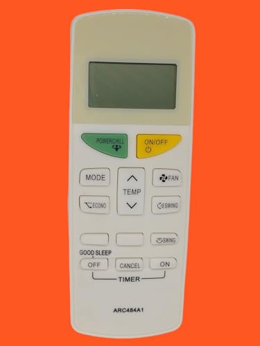 Image of AMAZOR All Ac Remote Control Compatible For Daikin Air Conditioner Remote (Arc484A1),White