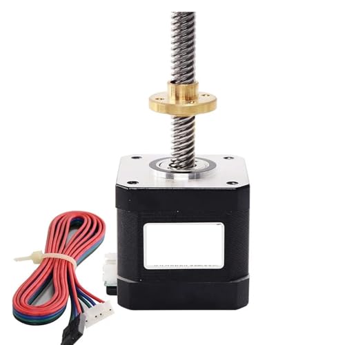 Motorreductor Nema17 17HS4401S-T8 con tornillo de plomo de 2mm para impresora 3D