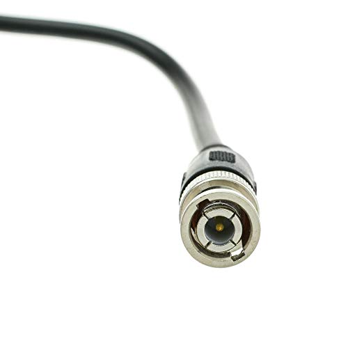 Cable coaxial BNC macho a macho RG59/U de 25 pies negro miniatura 3