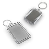 Zegnuem Schlüsselanhänger Foto, Acryl Foto Schlüsselring Personalisiert Bild Transparent Bilderrahmen Schlüsselring Ideal Als Geschenk Oder Souvenir 4 Teile In 2 Formen