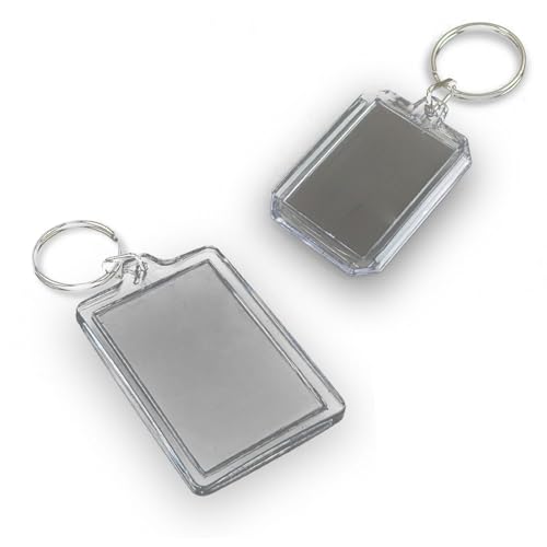 Zegnuem Schlüsselanhänger Foto, Acryl Foto Schlüsselring Personalisiert Bild Transparent Bilderrahmen Schlüsselring Ideal Als Geschenk Oder Souvenir 4 Teile In 2 Formen