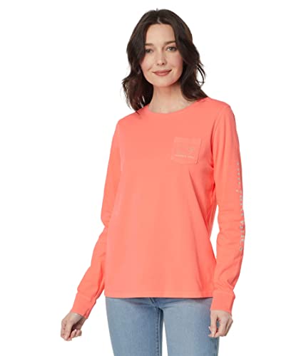 Image of vineyard vines Men's Long Sleeve Vintage Whale Pocket T-Shirt