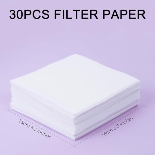 Papel para filtro colector de polvo de uñas 30 piezas miniatura 2