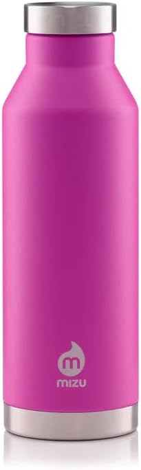 Mizu V6 19 oz Stainless Steel Water Bottle, Vacuum Insulated Metal Water Bottle, Lightweight, Leakproof Cap, Reusable for Travel, Gym, Hiking and Everyday Hydration (Paradise Pink)