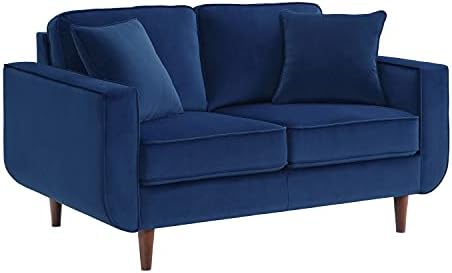Lexicon Mapleton Living Room Loveseat, Navy Blue