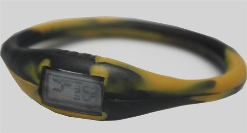 Encore Select TRU - Sports Wrist Band with Comfortable Strap | Perfect for Outdoor Activities | Medium (Black/Gold)