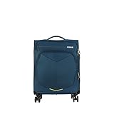 American Tourister Summerfunk Bagaglio a mano, Spinner S Espandibile (55 cm - 46L), Turchese (Teal)