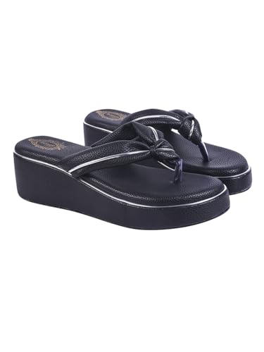 Image of Shoetopia Wedges Sandal for Women & Girls Criss-Cross Strap Design Stylish Comfortable, Durable Heels - Perfect for Casual & Party