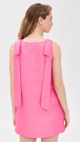 Satin Mini Dress with Fern Bow Detail by ALIGNE3