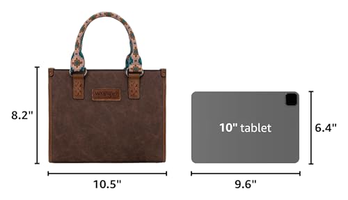 Image of Montana West Wrangler Tote Bag for Women Aztec Western Retro Purse Top Handle Handbags