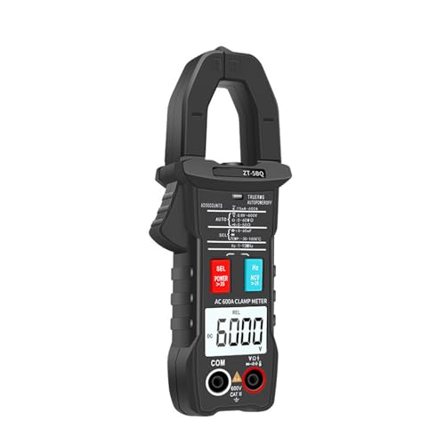 Multímetro Pinza Digital 6-600V 600A Voltajes Corriente Resistencia 6000 Cuentas Medidor de Corriente miniatura 4